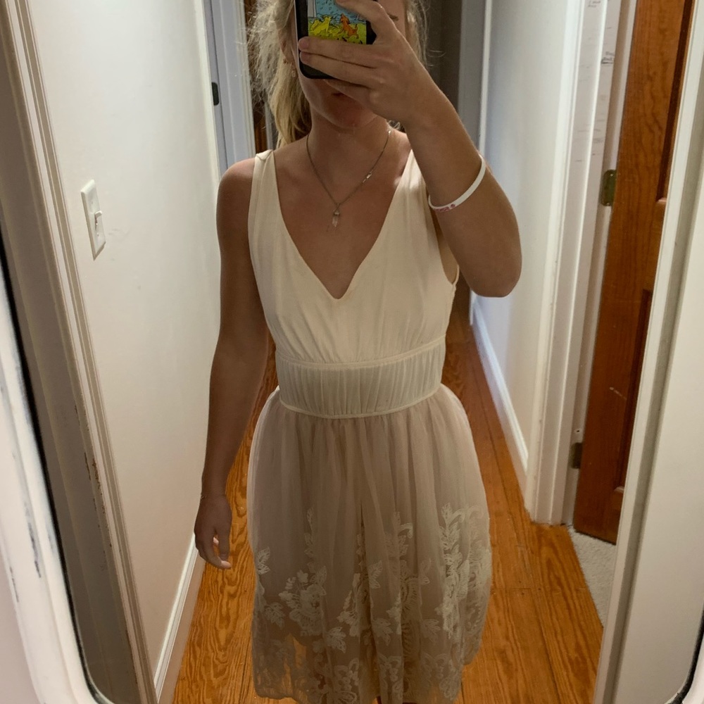 VINTAGE blush pink dress